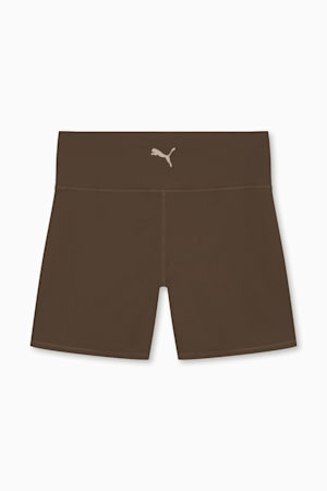 TRAIN 5" High-Waist Tight Shorts Women, Espresso Brown, extralarge-GBR